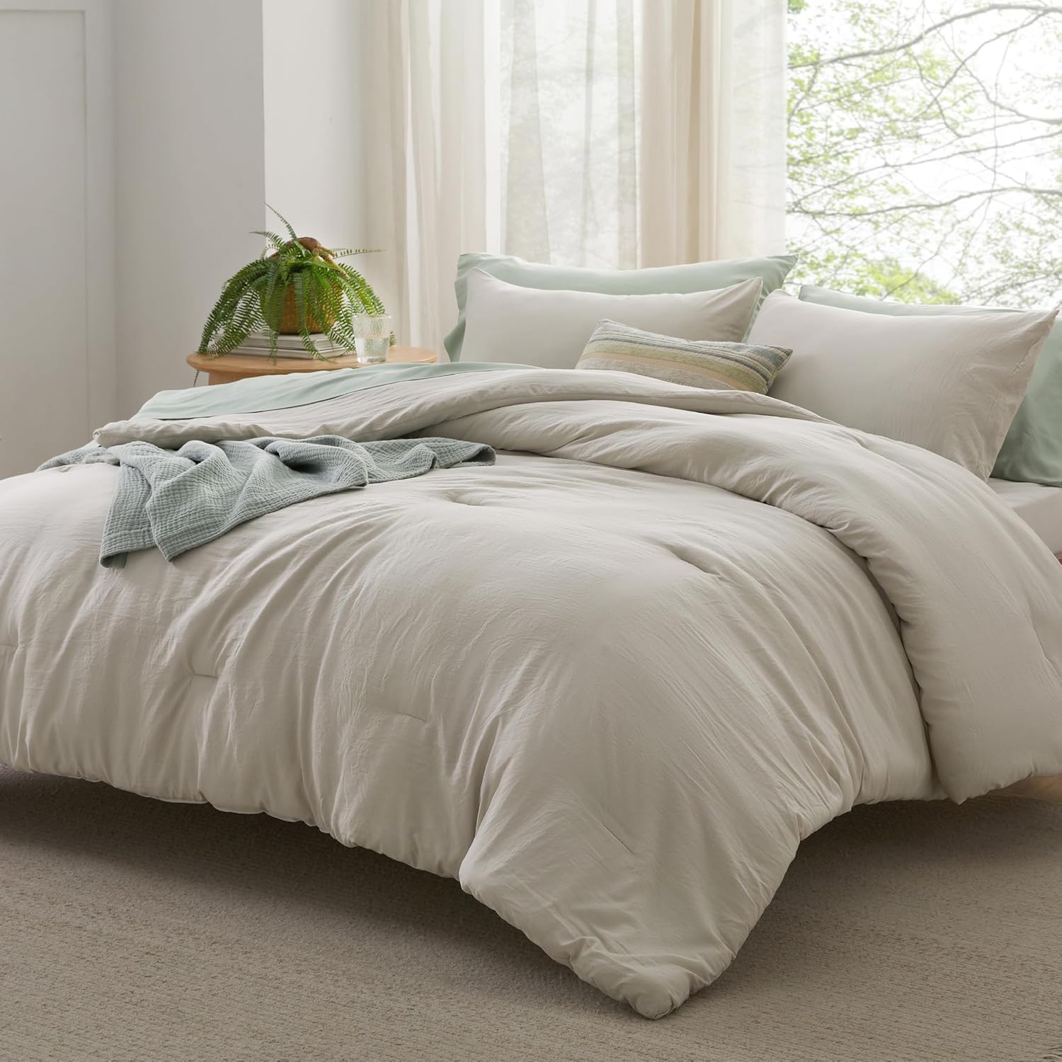 Beige Soft Prewashed Bedding Review