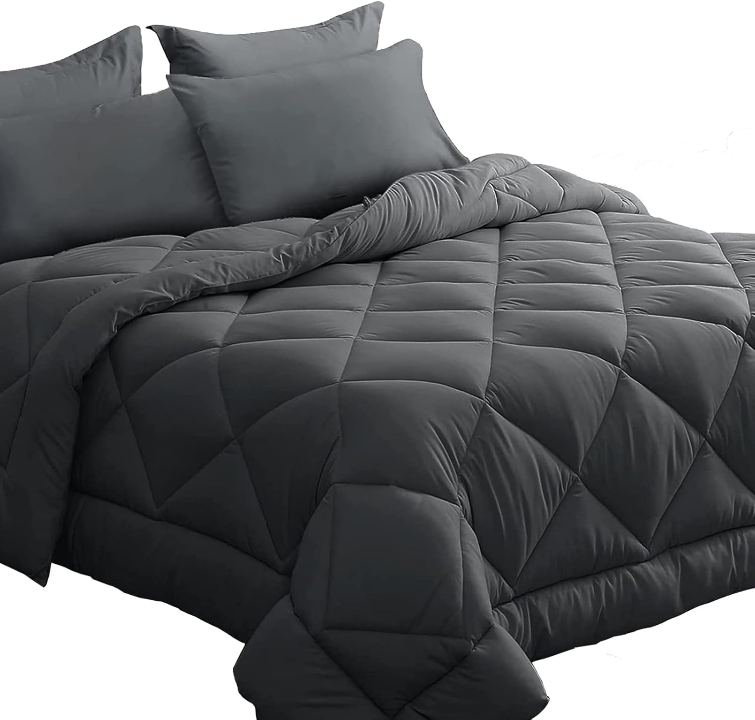 HEVUMYI 7 Pieces Queen Comforter Set review