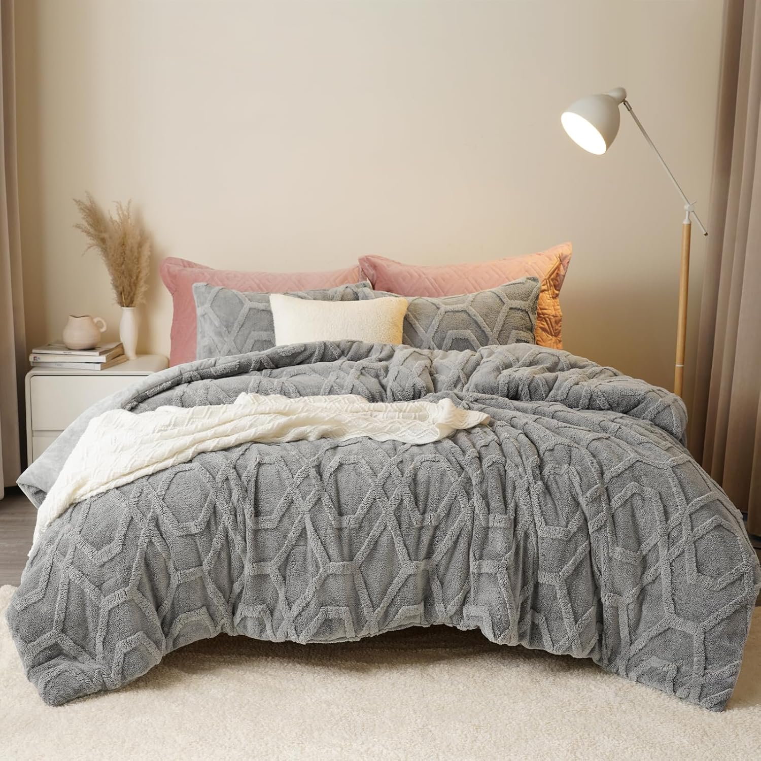 PHF Warm Sherpa Fleece Comforter Set Review